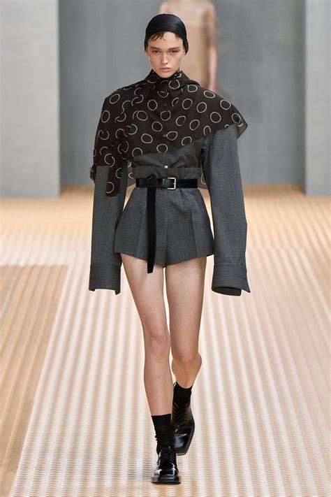 prada runway shows|Prada 2024 fashion show.